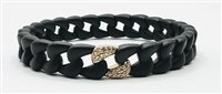 Bracciale Casciola Gioielli Donna CUBANA in Ceramica Diamante Brown CU4NS1DBW